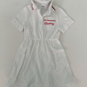 Burberry White Kids Dress
